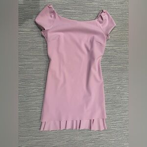 Chiara Boni Le Petite Robe Pink Dress with Ruffle Hem size 50 (US 12 or XL)